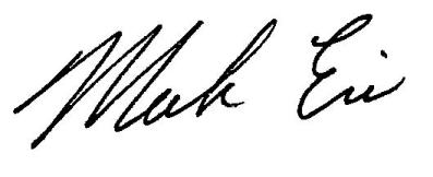 Mark E. signature