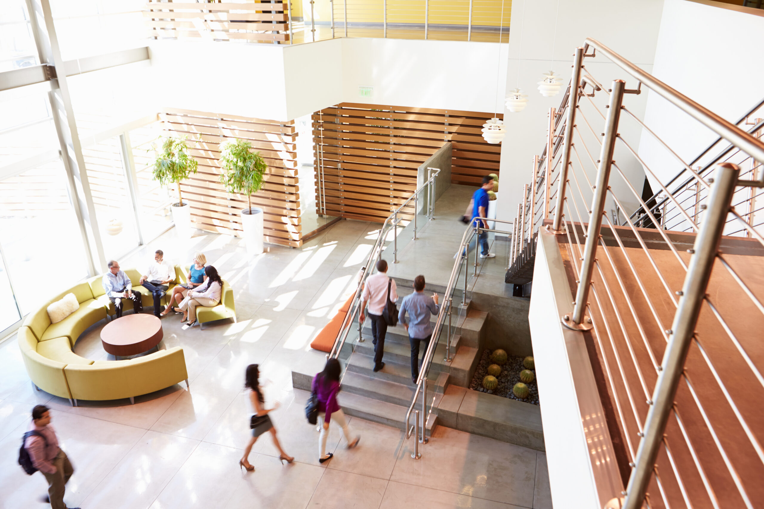 Office building lobby